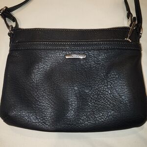 Chaps Black Crossbody Bag